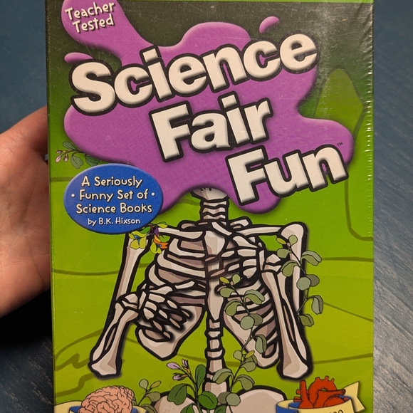 New Science Fair Fun Kids Book Set 5 Over 100 Experiments Life Science - Picture 1 of 5